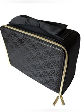 Estee Lauder Black Satin Cosmetic Train
Case